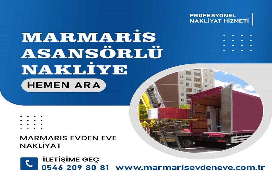 Marmaris Asansörlü Nakliye